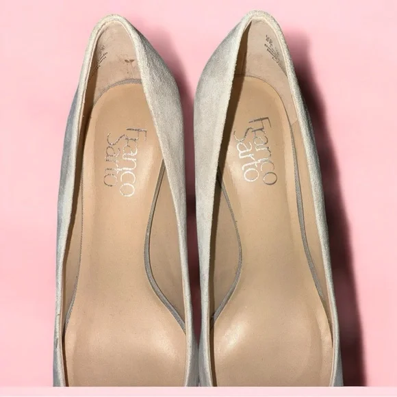 Franco Sarto Women's Cream Tudor Suede Heel - Picture 10 of 11